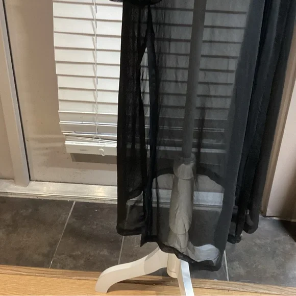 Rouge Black Mesh Cardigan - Picture 3 of 6